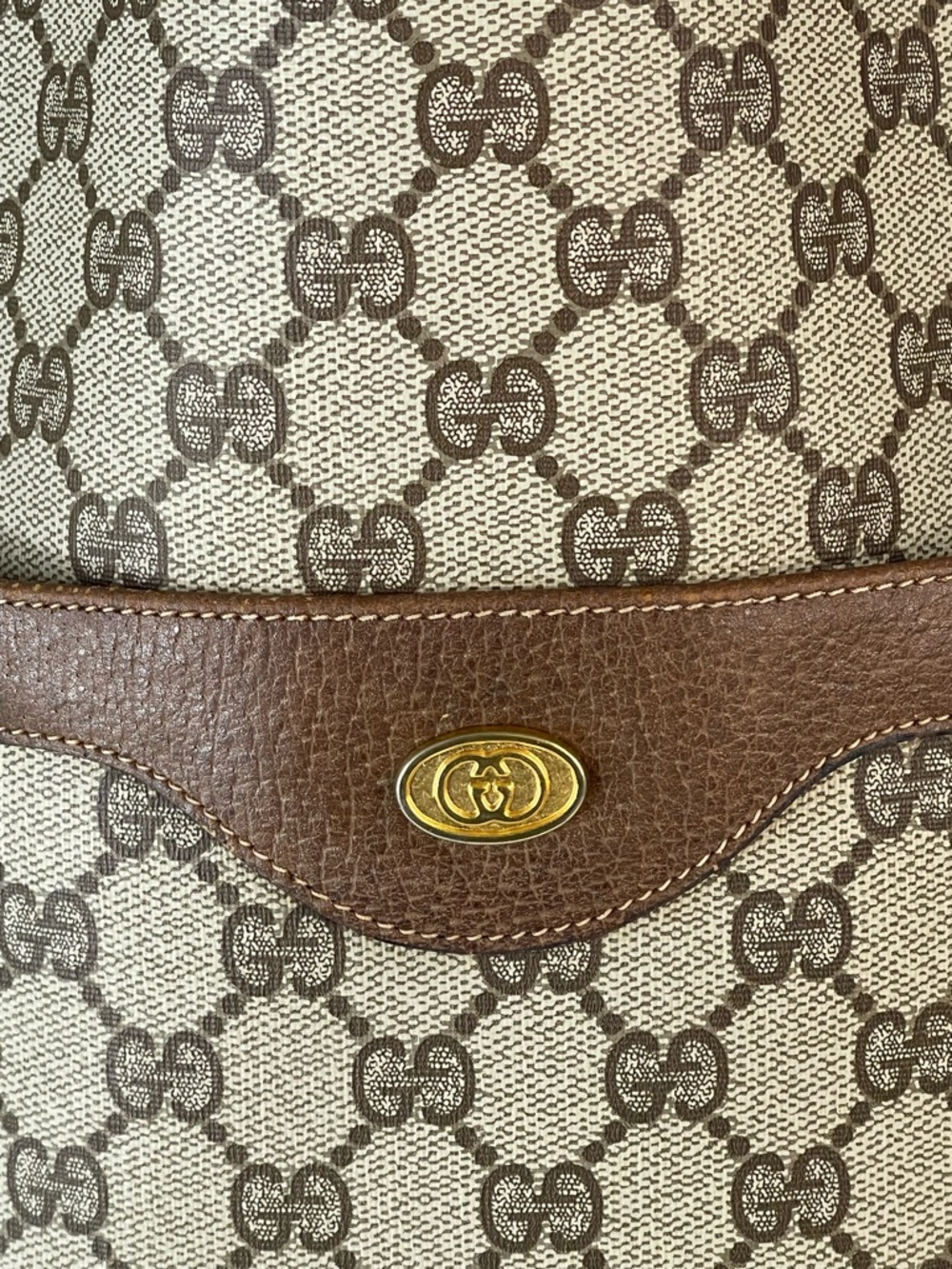 GUCCI CC MONOGRAM SHERRY LINE TOTE - Picture 2 of 15